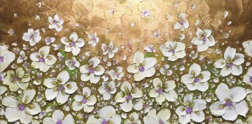 flores brillantes textura 3D Pinturas al óleo
